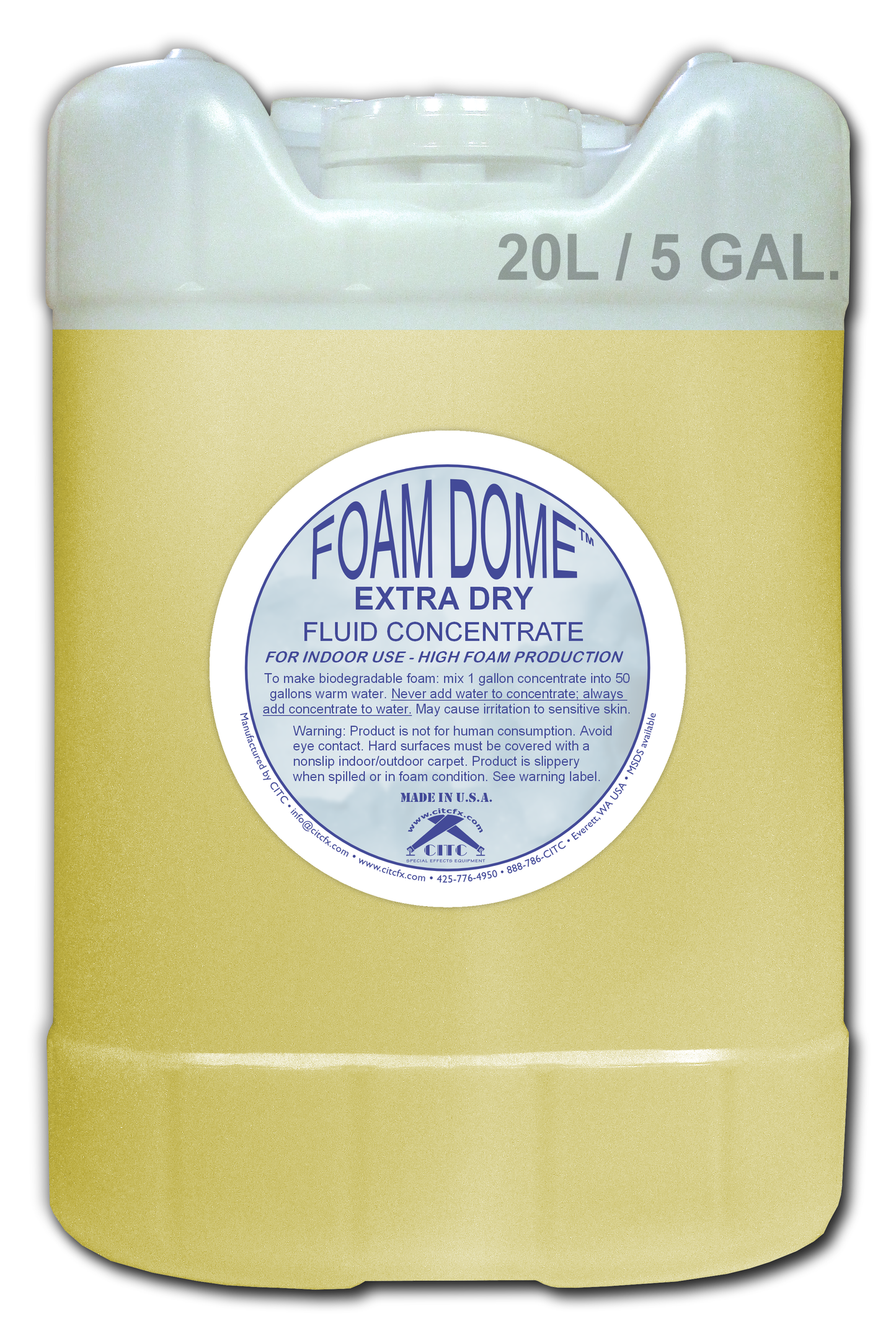 Foam Dome Fluid